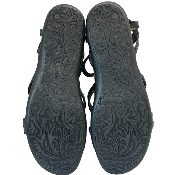 Naot Dorith Women Gladiator Sandal US 8 Leopard‎ Suede Leather Hook & Loop Strap - Picture 11 of 16